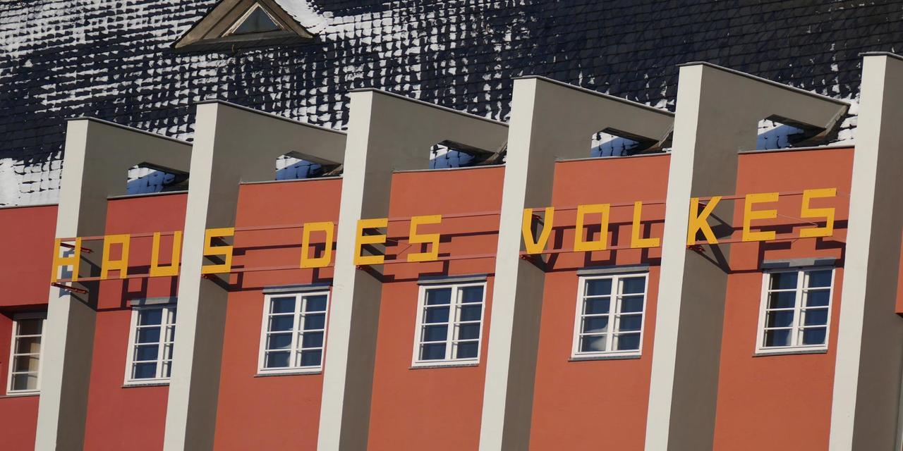 Haus des Volkes - Das Bauhaushotel Probstzella Exterior foto